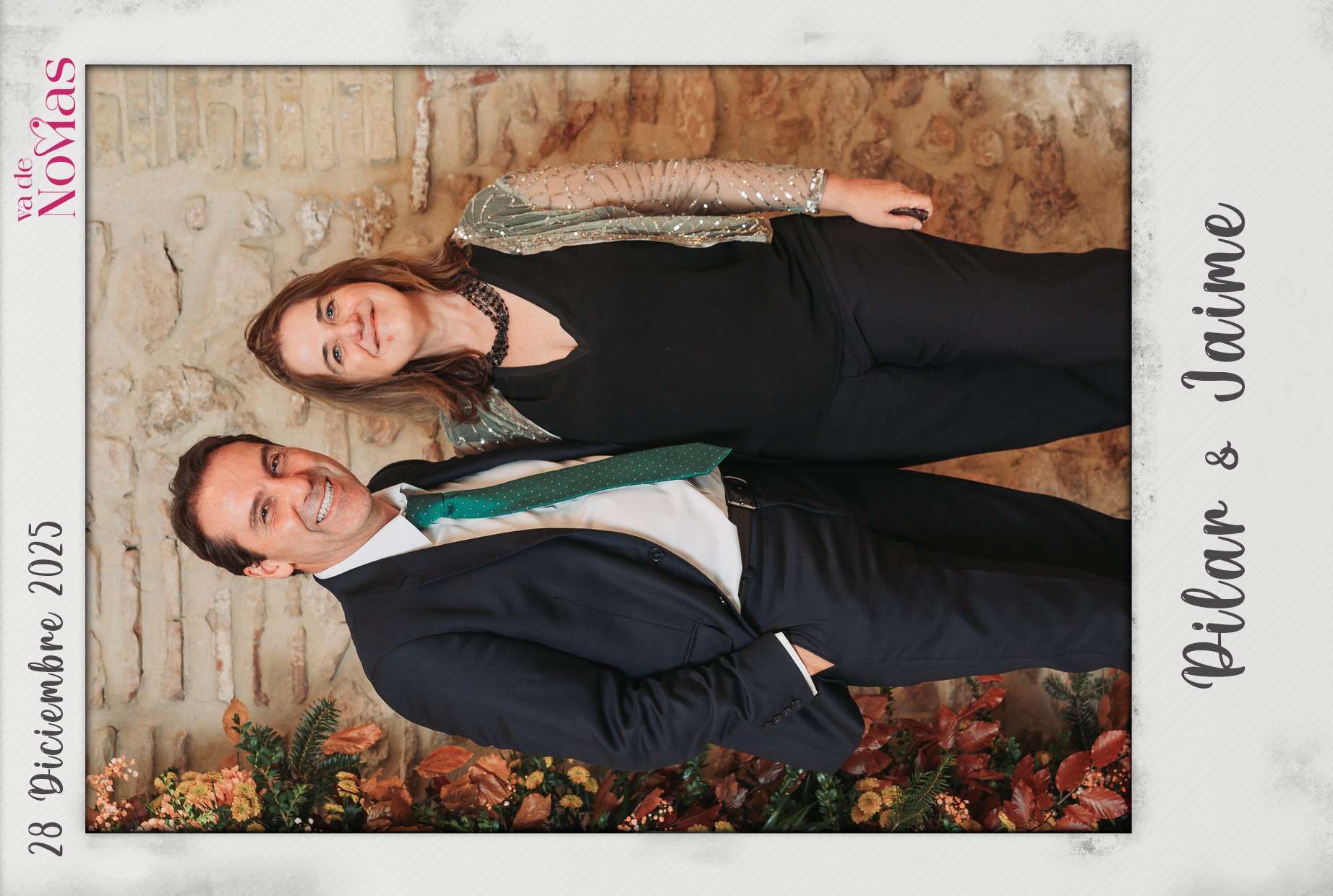 Photocall  Pilar & jaime el Canonigo 